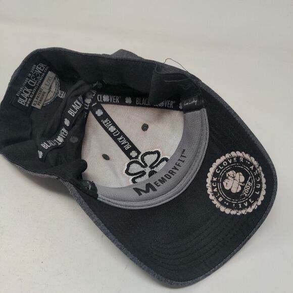 Black Clover Live Lucky Fitted Hat Multi L/XL Embroidered Memory Fit - Picture 6 of 9